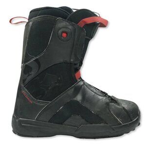 Salomon Men's Black Solace Mid-Calf Winter Snowboarding Boots Size 10.5